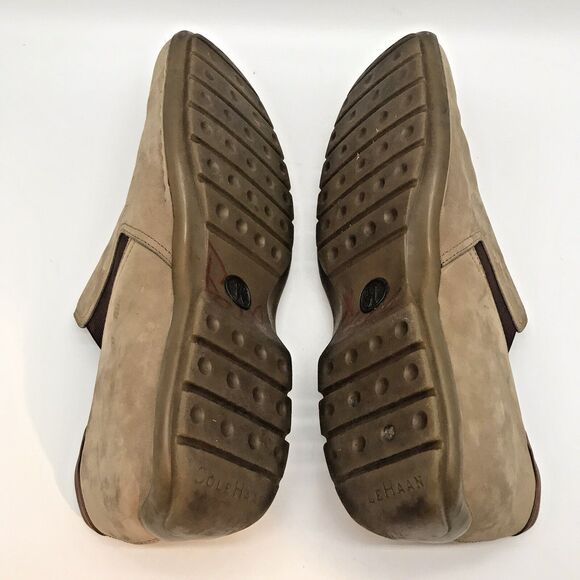Cole Haan Tan Nubuck Leather Loafers Men\'s 13M Causal Double Gusset 161 CO4496 main image 11